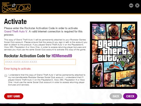 Rockstar Games Social Club Activation Code Free
