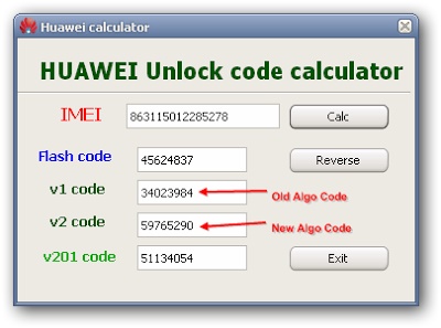 Huawei Unlock Code Calculator New V4 Algorithm Free Download